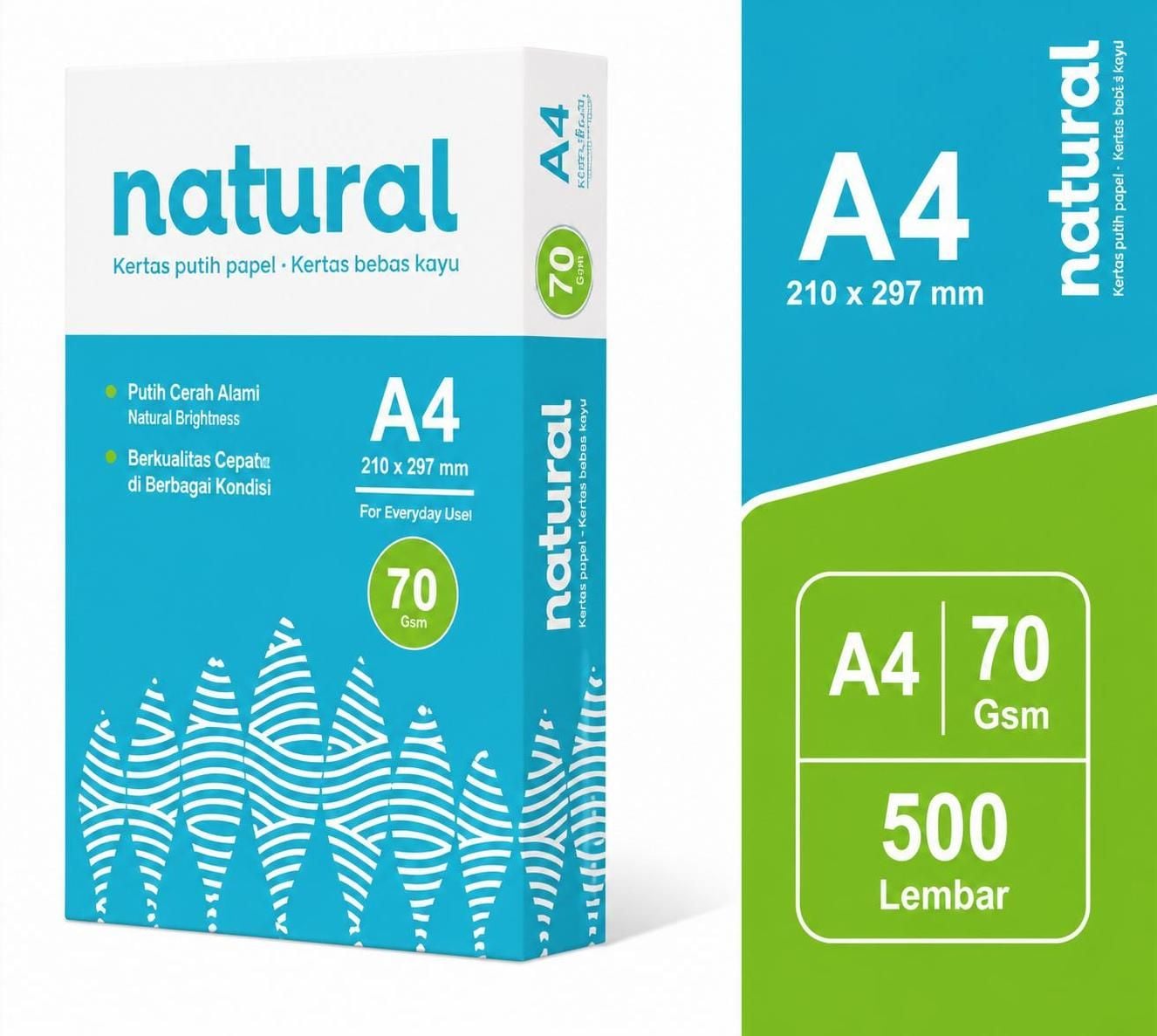 Kertas HVS Natural 70Gsm A4