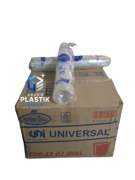 Cup 22oz Oval Universal @20bks / Dus