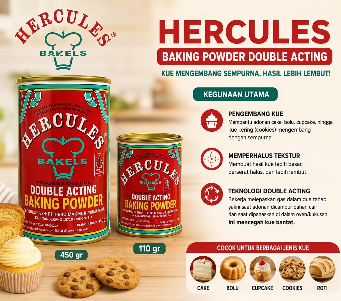 Hercules Baking Powder 110gr
