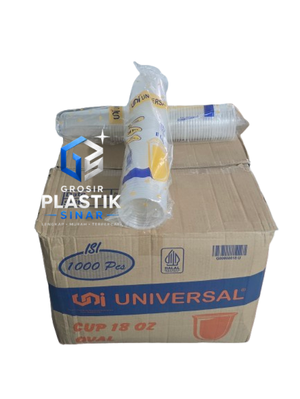 Cup 18oz Oval Universal @20bks / Dus