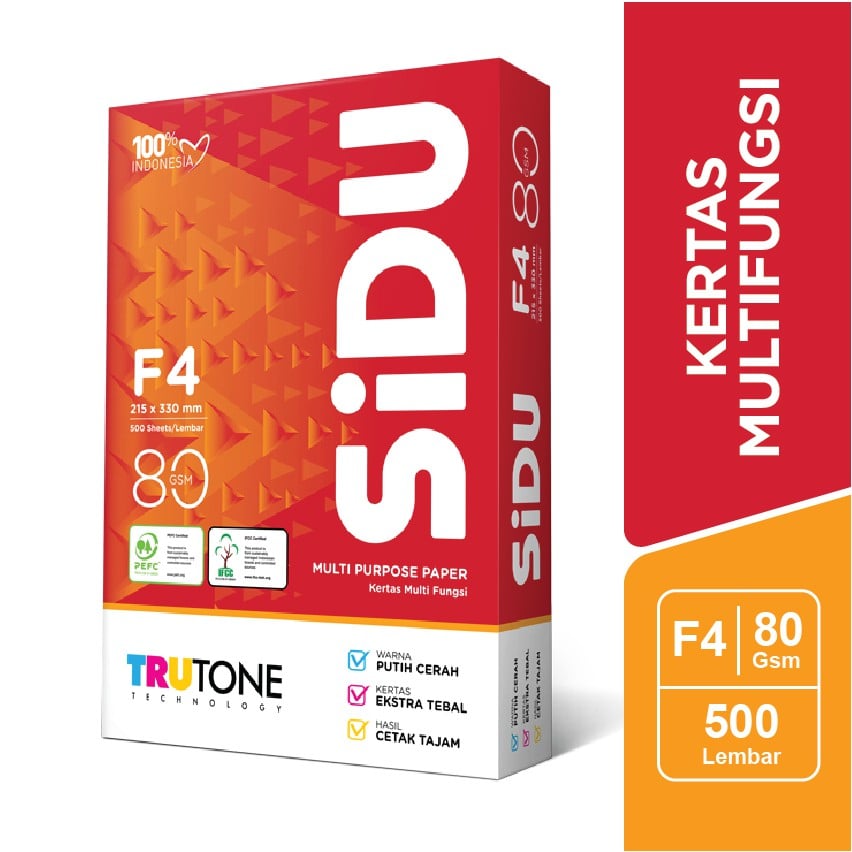 Kertas HVS Sinar Dunia 80Gsm Folio