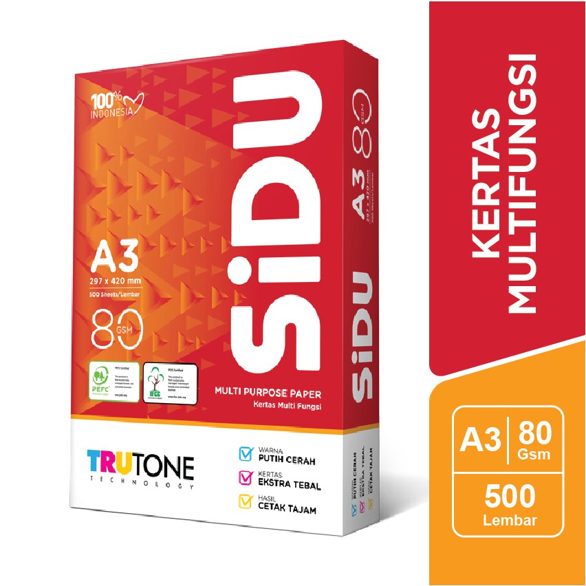 Kertas HVS Sinar Dunia 80Gsm A3